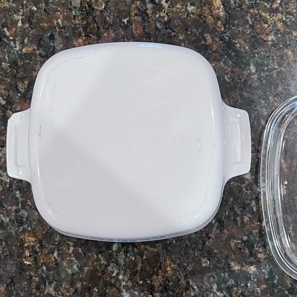 Vintage CorningWare Blue Cornflower 1 Quart Casserole Dish w/ Lid (A-1-B)
